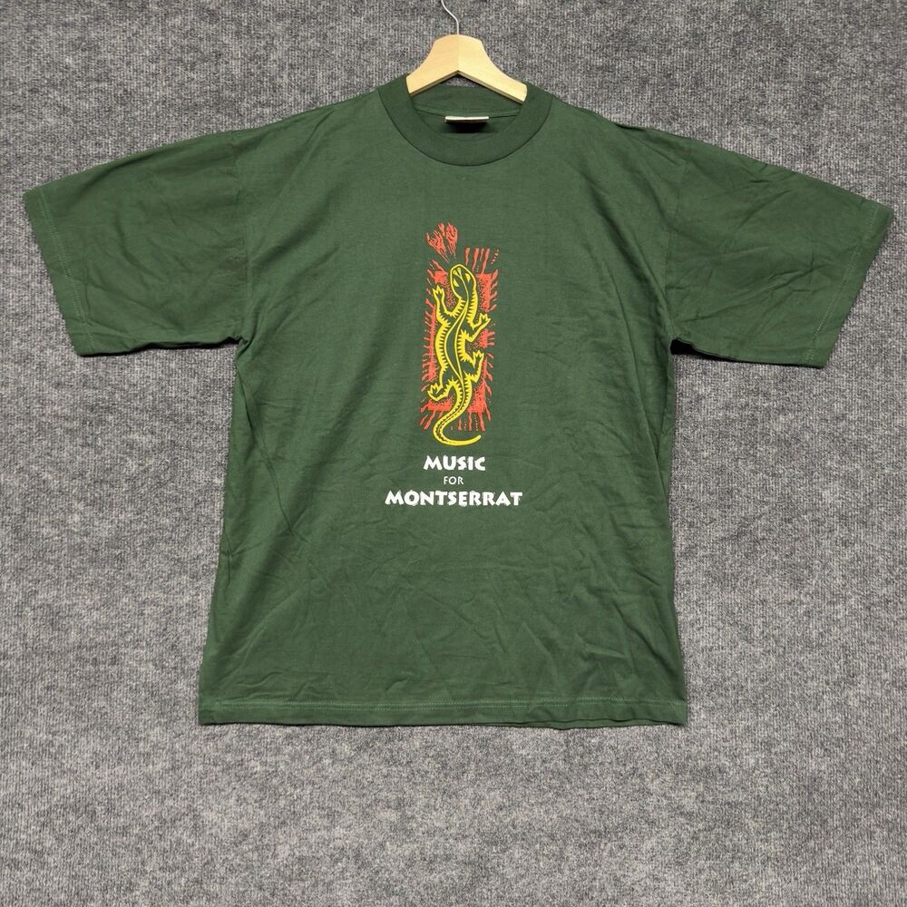 Vintage 1997 Music For Montserrat Concert T Shirt XL Paul McCartney Elton John
